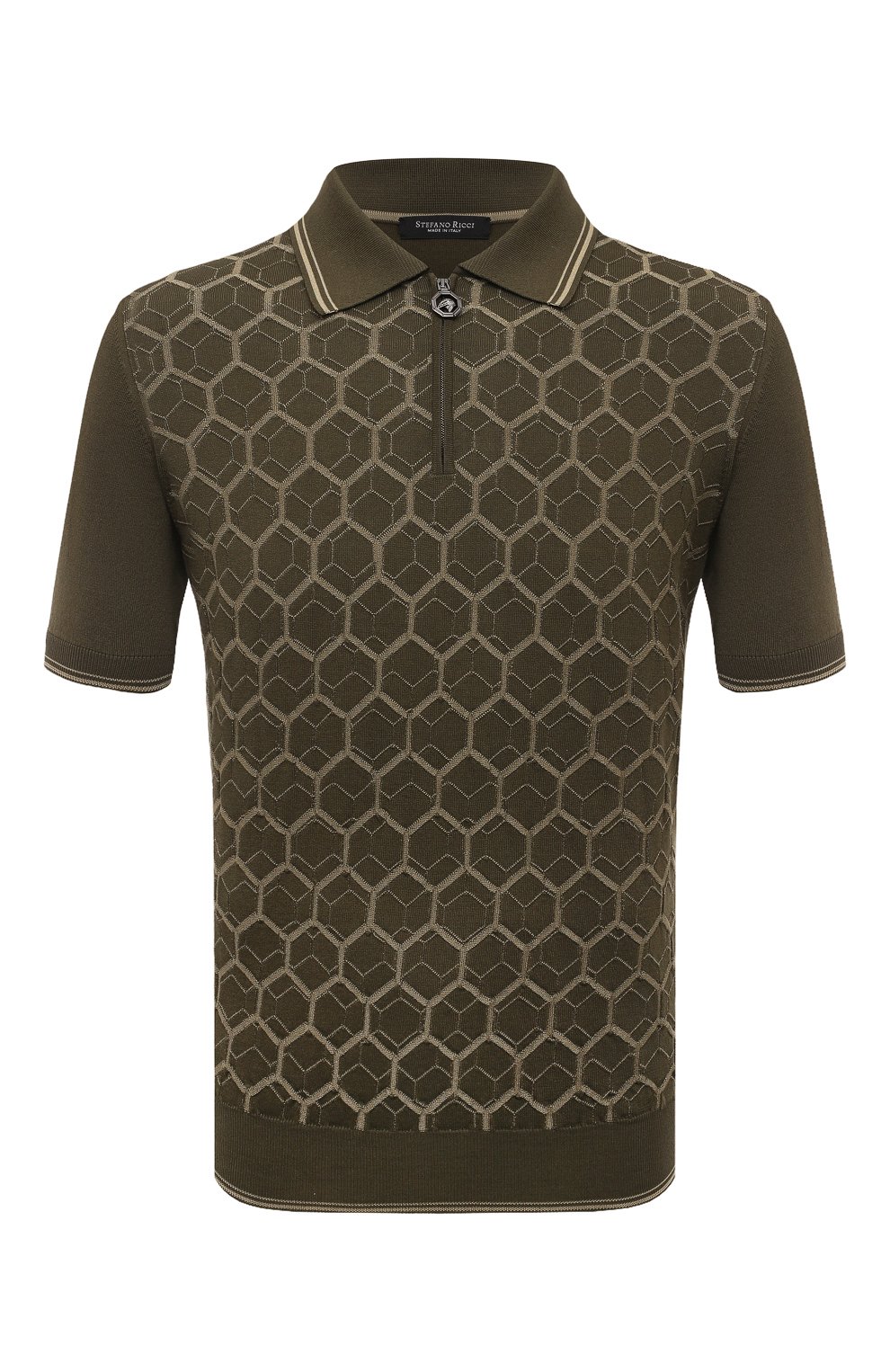 Поло из хлопка и шелка STEFANO RICCI, арт. K818068P31/F24173, фото 1