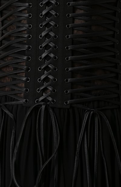 Однотонное платье-бюстье со шнуровкой DOLCE & GABBANA, арт. F68Y2T/FU1AT, фото 5