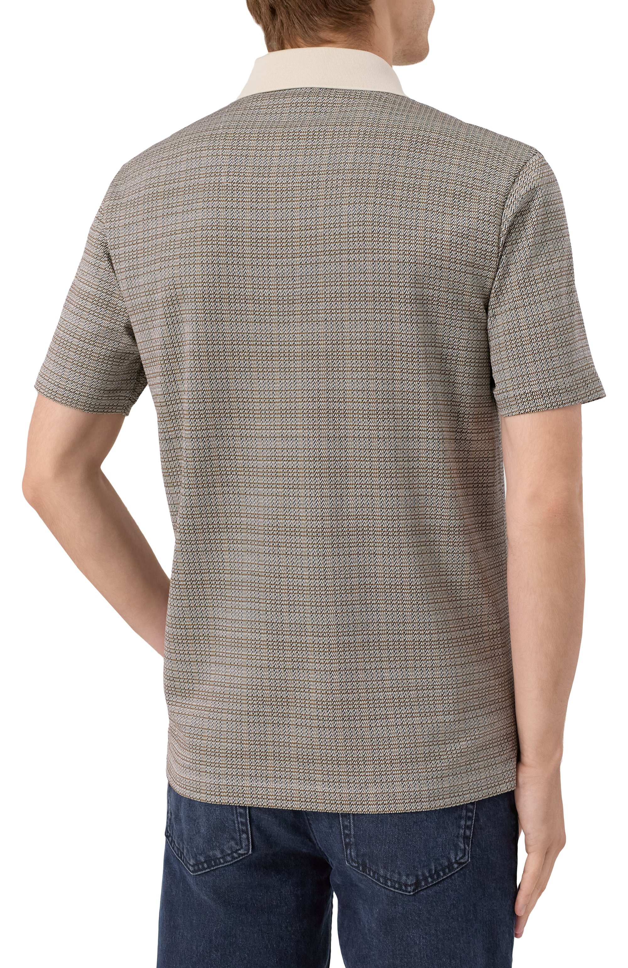 Хлопковое поло BOSS, арт. 50543402, фото 4