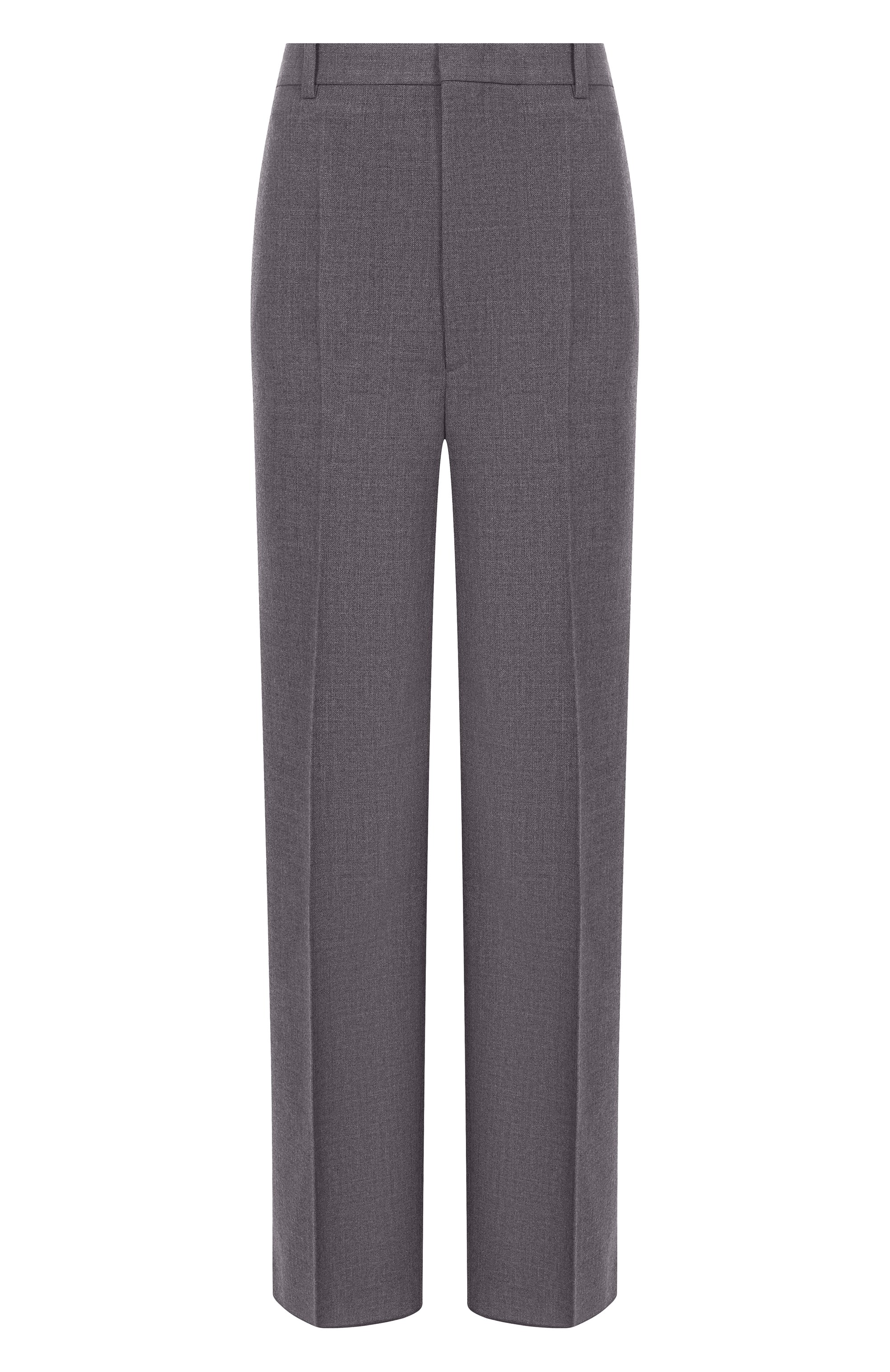 Шерстяные брюки JIL SANDER серого цвета по цене 169500 руб., арт. J21KA0280/J41557, фото 1 Шерстяные брюки JIL SANDER, арт. J21KA0280/J41557, фото 1