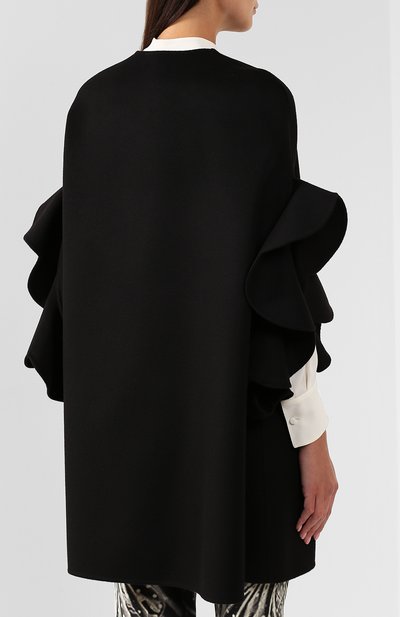 Пончо из смеси шерсти и кашемира VALENTINO, арт. SB3CG1A015E, фото 4