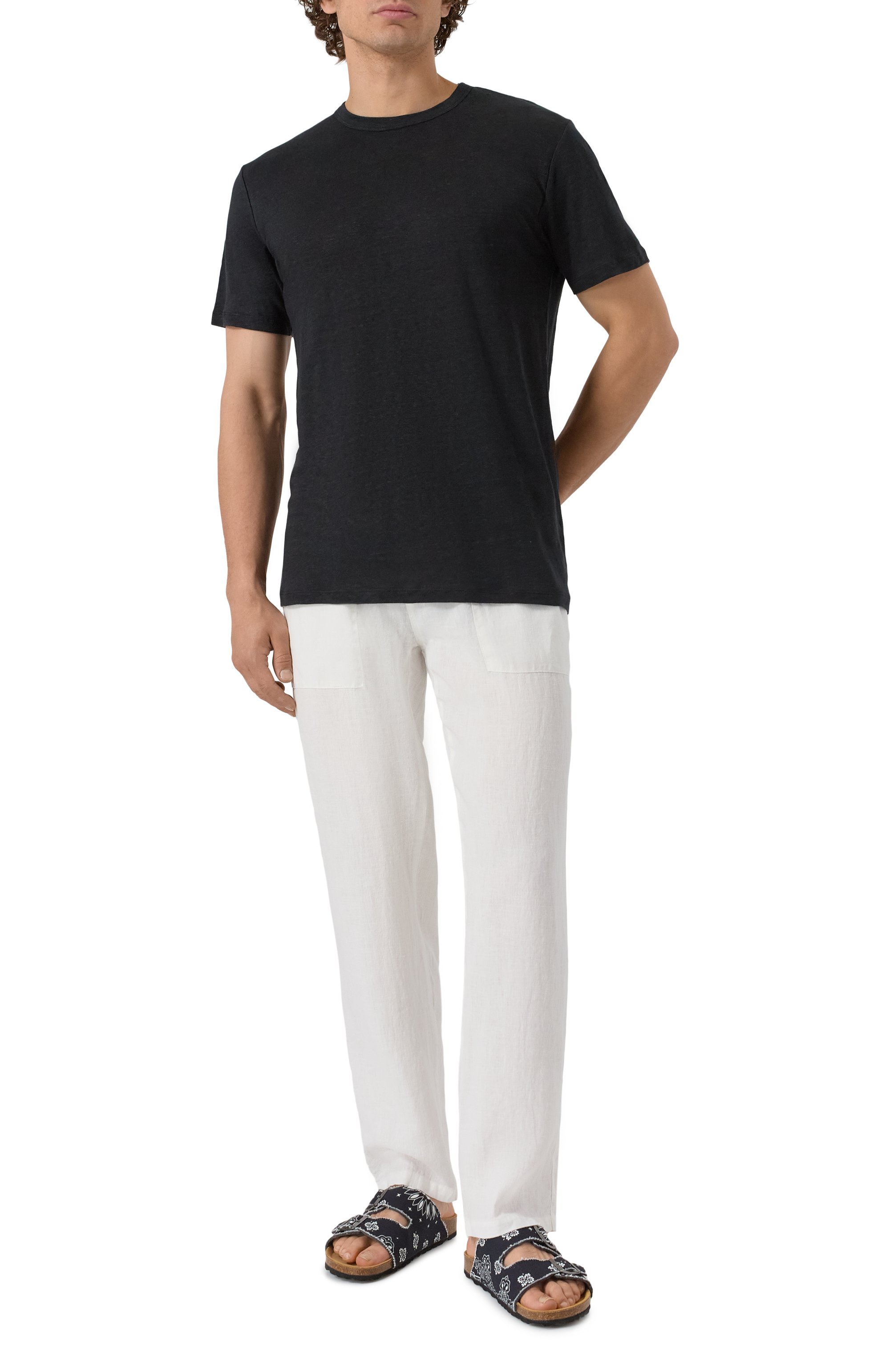 Льняные брюки MC2 SAINT BARTH, арт. STBM CALAIS/01896H, фото 2