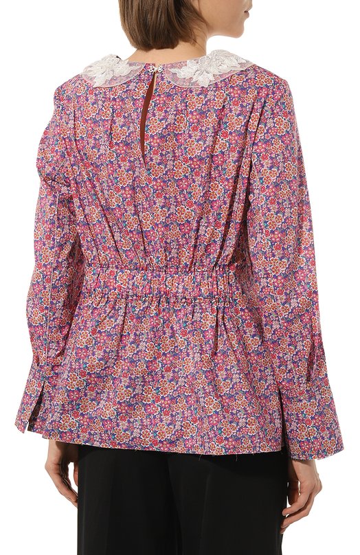 Хлопковая блузка Nackiye Розовый, фото 4