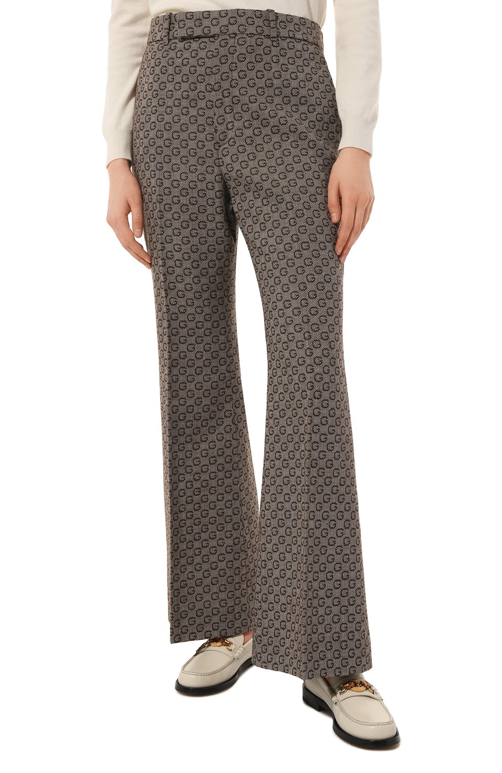 Шерстяные брюки GUCCI, арт. 616539 ZAFVN, фото 3