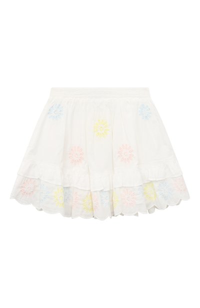Хлопковая юбка STELLA MCCARTNEY кремового цвета по цене 11300 руб., арт. TS7A41, фото 1 Хлопковая юбка STELLA MCCARTNEY, арт. TS7A41, фото 1