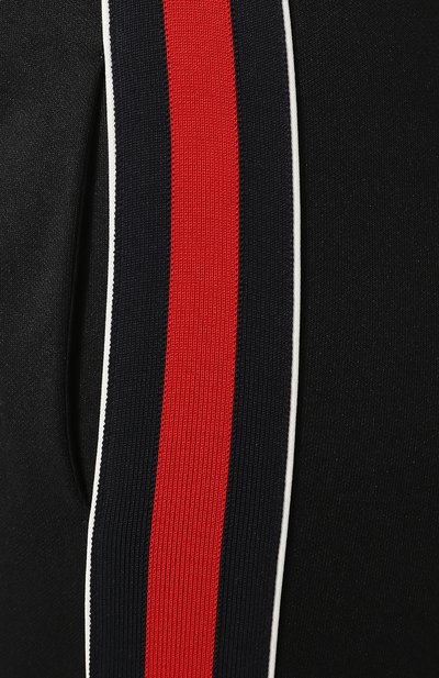 Укороченные брюки с эластичным поясом и контрастными лампасами GUCCI, арт. 479532/X9C09, фото 5