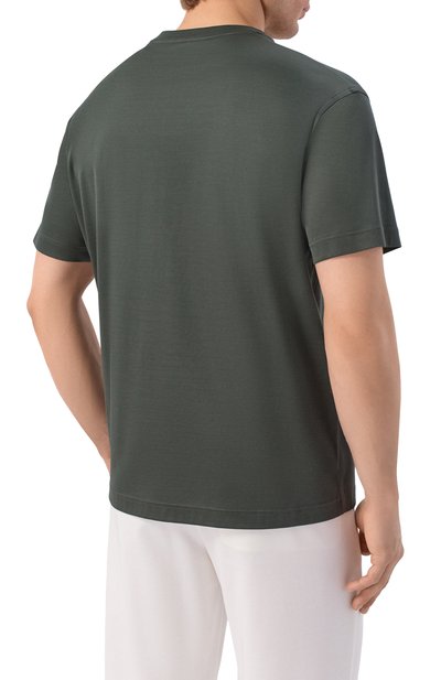 Хлопковая футболка ZILLI, арт. TSR03RM0100VZIN00, фото 4