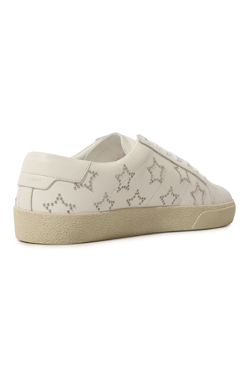 Кожаные кеды court classic sl/06 SAINT LAURENT белого цвета по цене 77950 руб., арт. 713616AAASW, фото 5 Кожаные кеды court classic sl/06 SAINT LAURENT, арт. 713616AAASW, фото 5