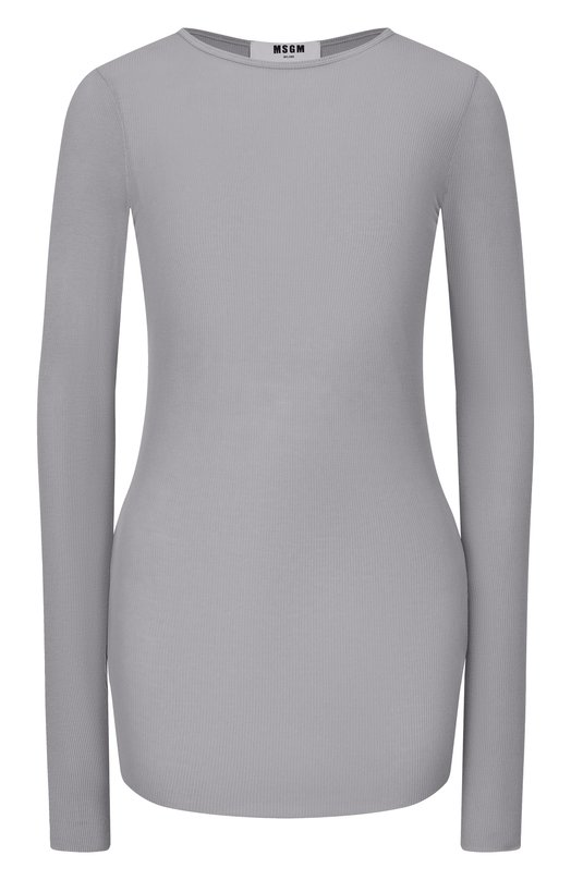 Лонгслив из вискозы MSGM 4041MDM116N/267130 Серый 4041MDM116N/267130