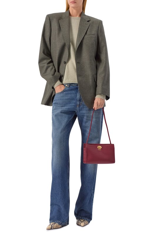 Сумка Cotswolds Pouch Burberry 8111425 Бордовый  8111425 Фото 7