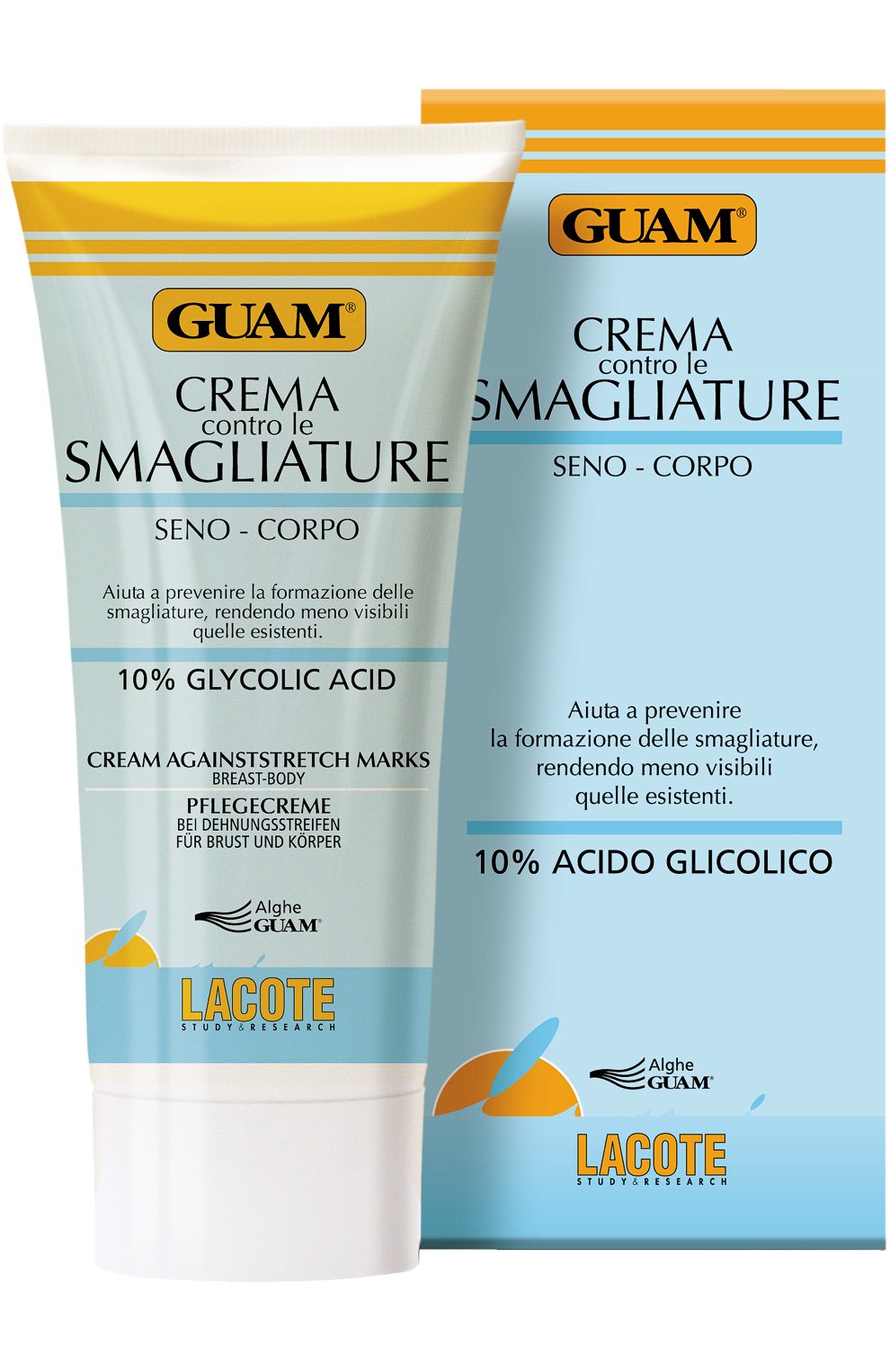 Крем против растяжек для тела и груди creama (150ml) GUAM, арт. 8025021820026, фото 1