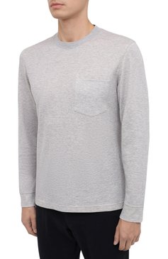 Лонгслив из хлопка и шелка ZEGNA, арт. UV572/802, фото 3