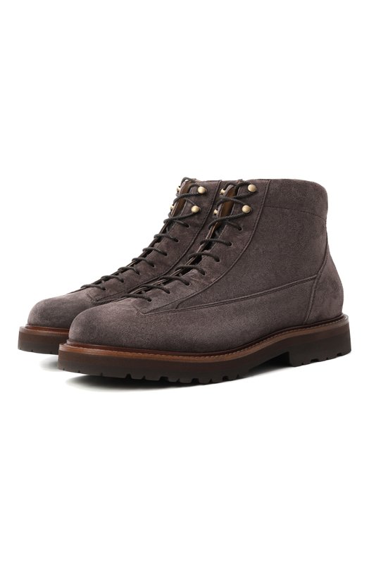 Замшевые ботинки Urban Outdoor Brunello Cucinelli MZUNVJW717 Серый MZUNVJW717