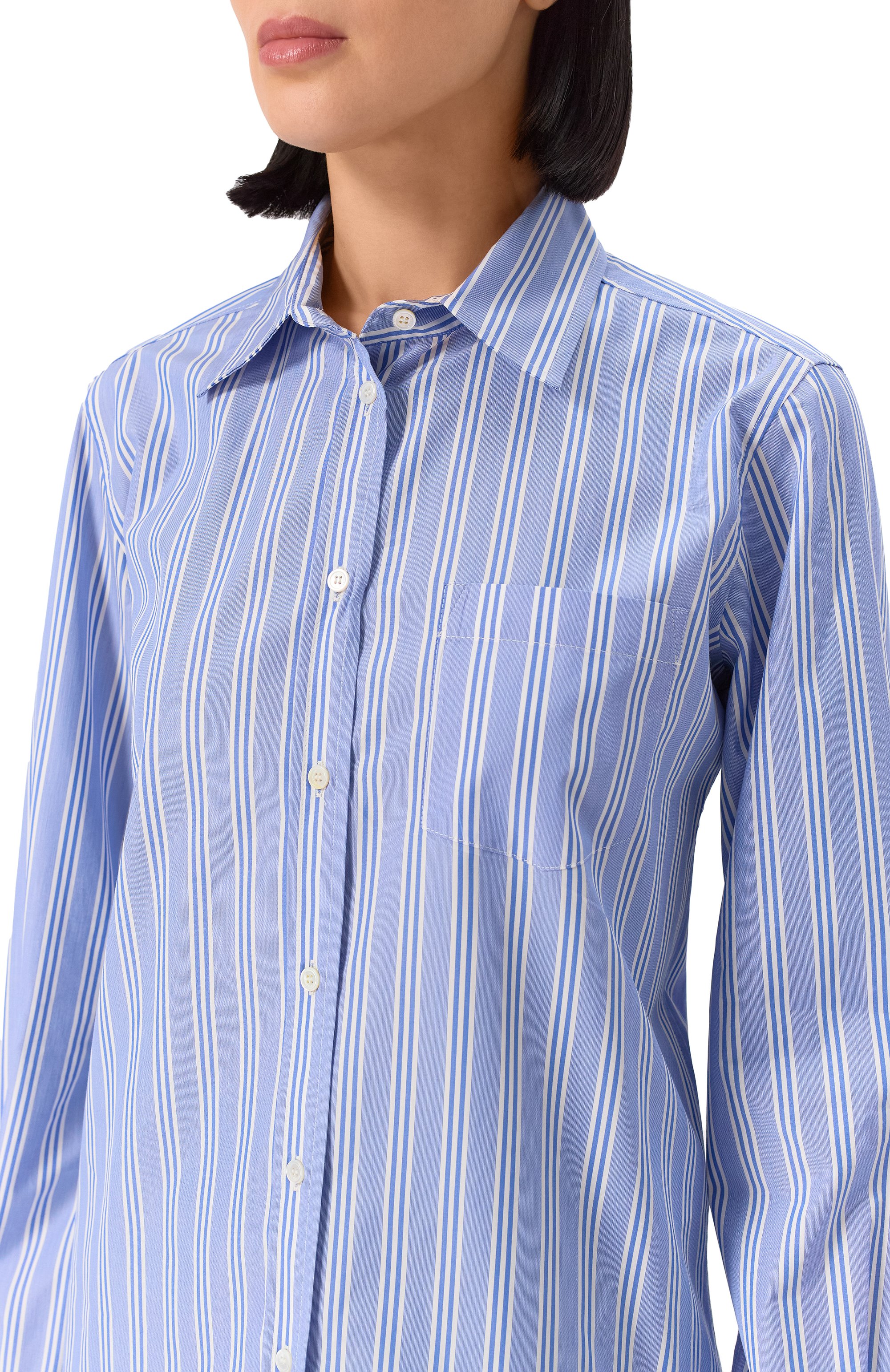 Хлопковая рубашка WEEKEND MAX MARA, арт. BAHAMAS, фото 5