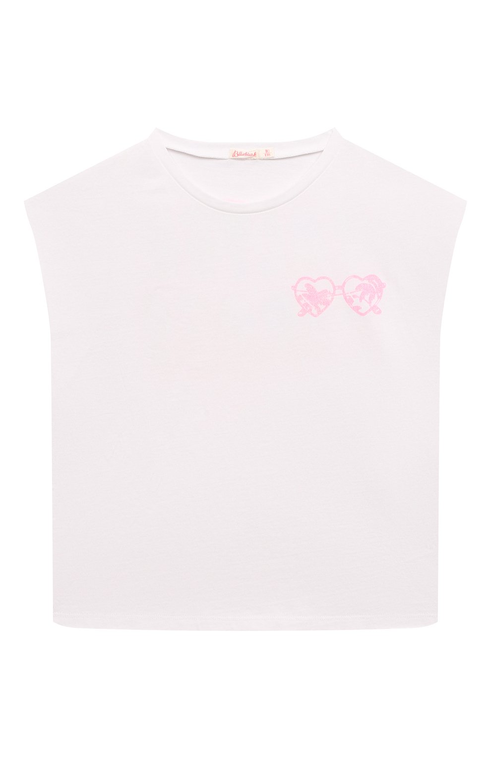 Хлопковая футболка BILLIEBLUSH белого цвета по цене 3960 руб., арт. U20008, фото 1 Хлопковая футболка BILLIEBLUSH, арт. U20008, фото 1