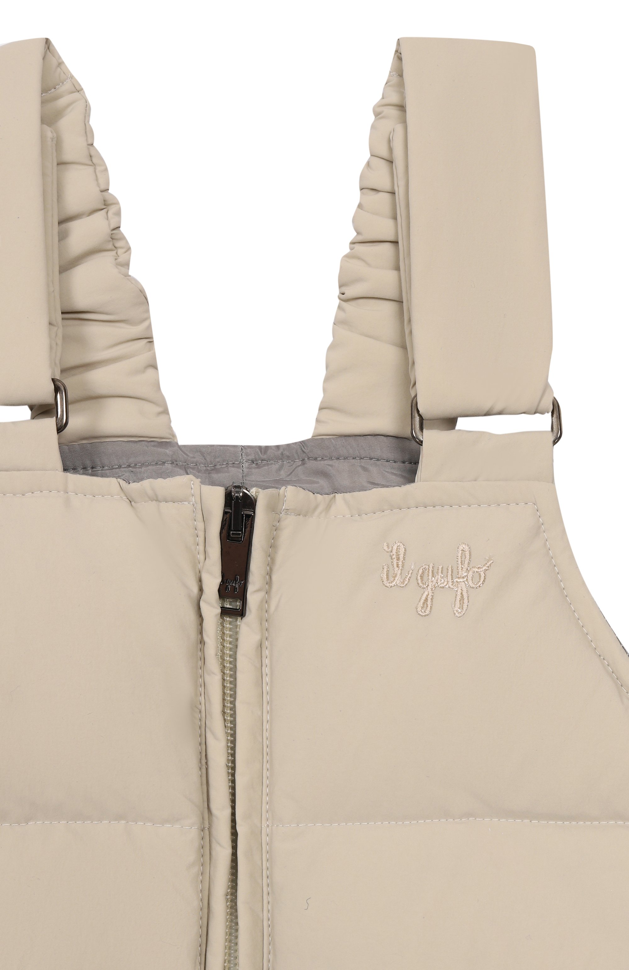 Пуховый комбинезон IL GUFO светло-бежевого цвета по цене 48950 руб., арт. A25GST0001N0108/5-8, фото 3 Пуховый комбинезон IL GUFO, арт. A25GST0001N0108/5-8, фото 3