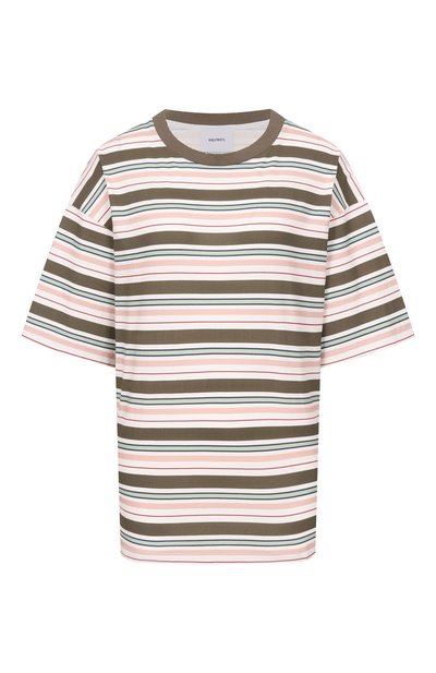 Женская хлопковая футболка HALFBOY, арт. HS261WT028 JS014/STRIPES TEE