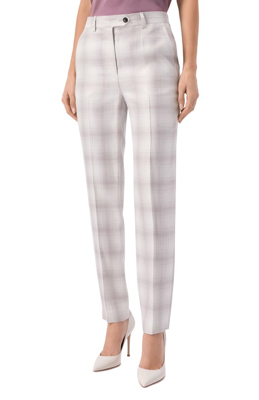 Брюки из вискозы Kiton D48125K0922G08 Белый  D48125K0922G08 Фото 3