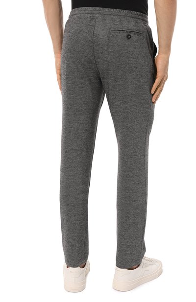 Брюки из хлопка и шерсти CAPOBIANCO, арт. MPAN.DB00., фото 4