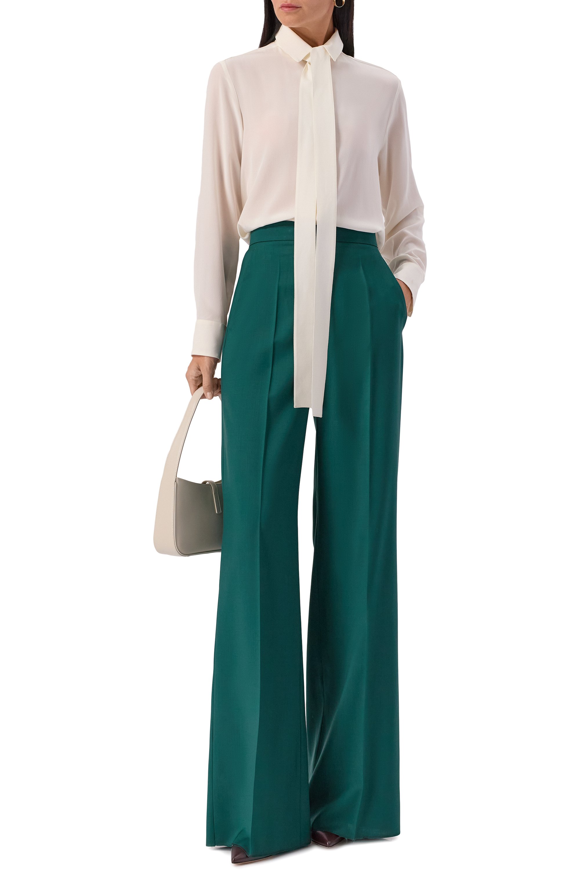 Шерстяные брюки MAX MARA, арт. FERNET, фото 2