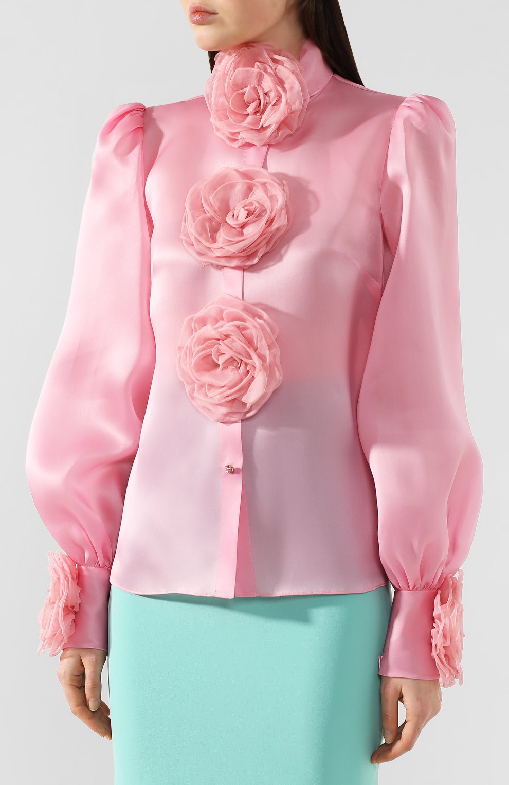 Шелковая блузка DOLCE & GABBANA, арт. F5L78Z/FU1JG, фото 3