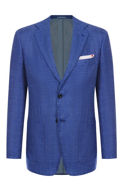 Мужской пиджак из кашемира и шелка KITON, арт. UG81K06T46
