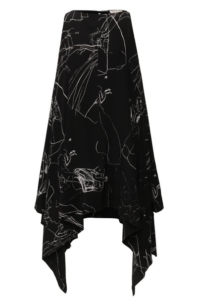 Шелковое платье ALEXANDER MCQUEEN, арт. 617198/QDAAP, фото 1