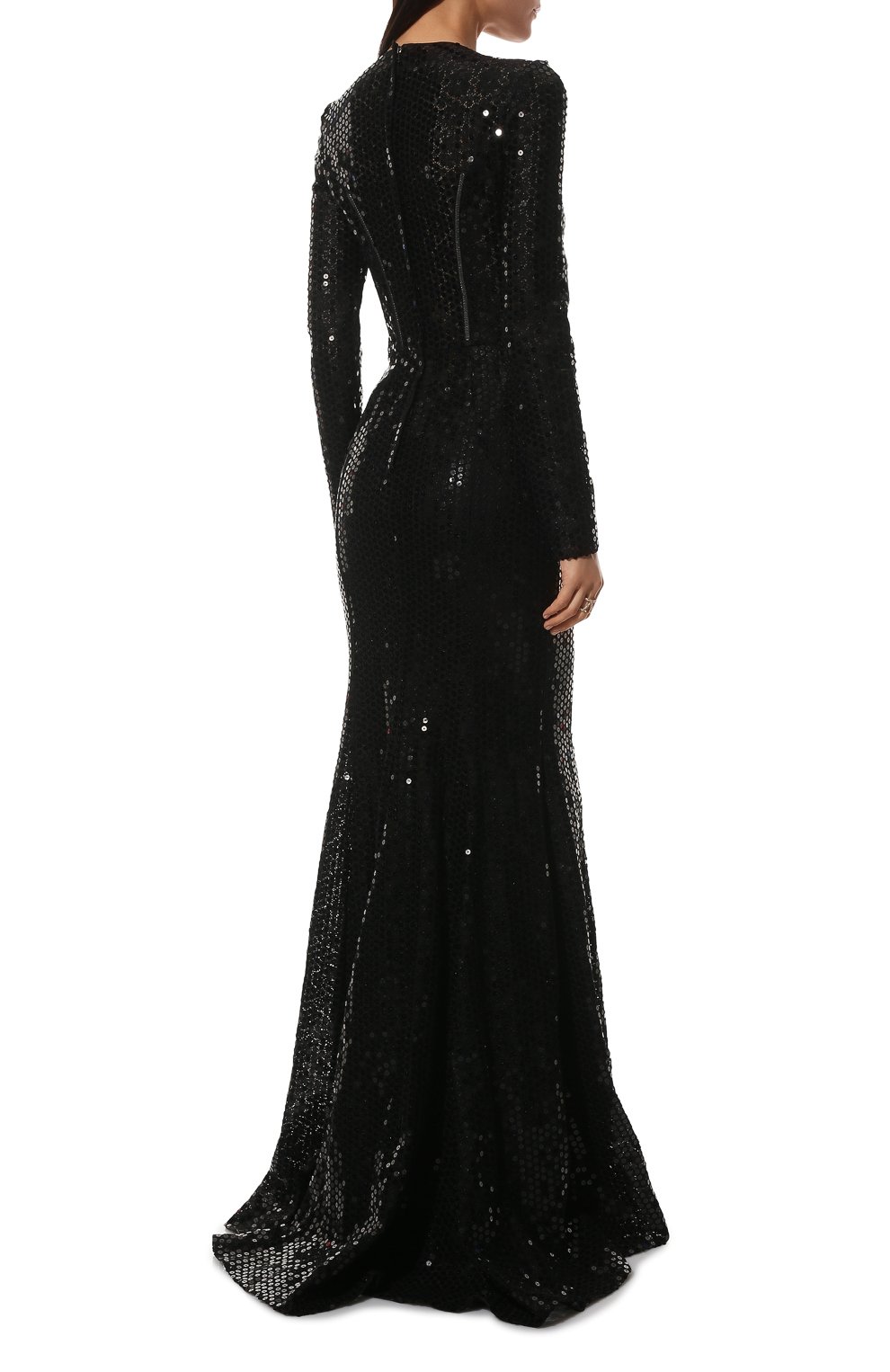 Платье с отделкой пайетками DOLCE & GABBANA, арт. F6ZM7T/HLM50, фото 4