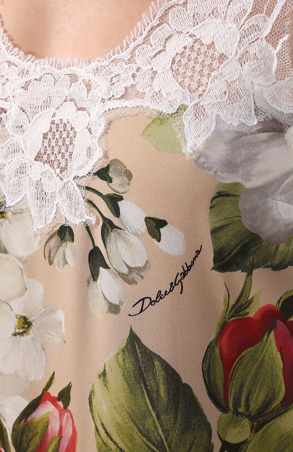 Шелковая сорочка DOLCE & GABBANA, арт. 06A00T/FSAZN, фото 5