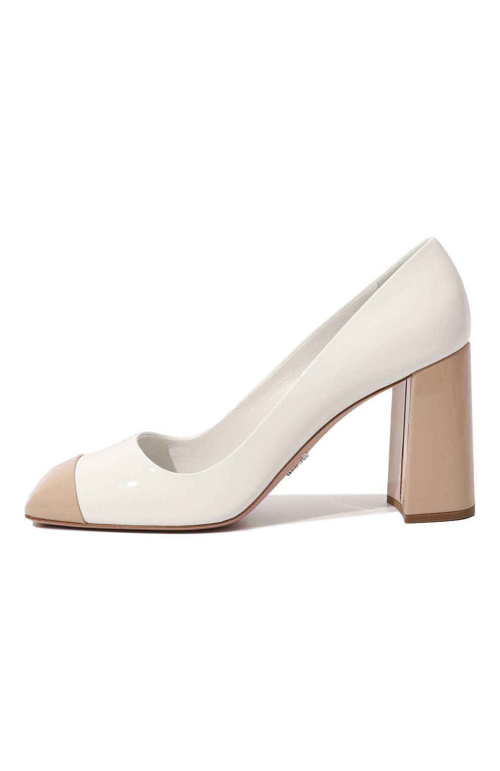 Кожаные туфли PRADA разноцветного цвета по цене 76000 руб., арт. 1I001M-06E-F0YHC-085, фото 4 Кожаные туфли PRADA, арт. 1I001M-06E-F0YHC-085, фото 4