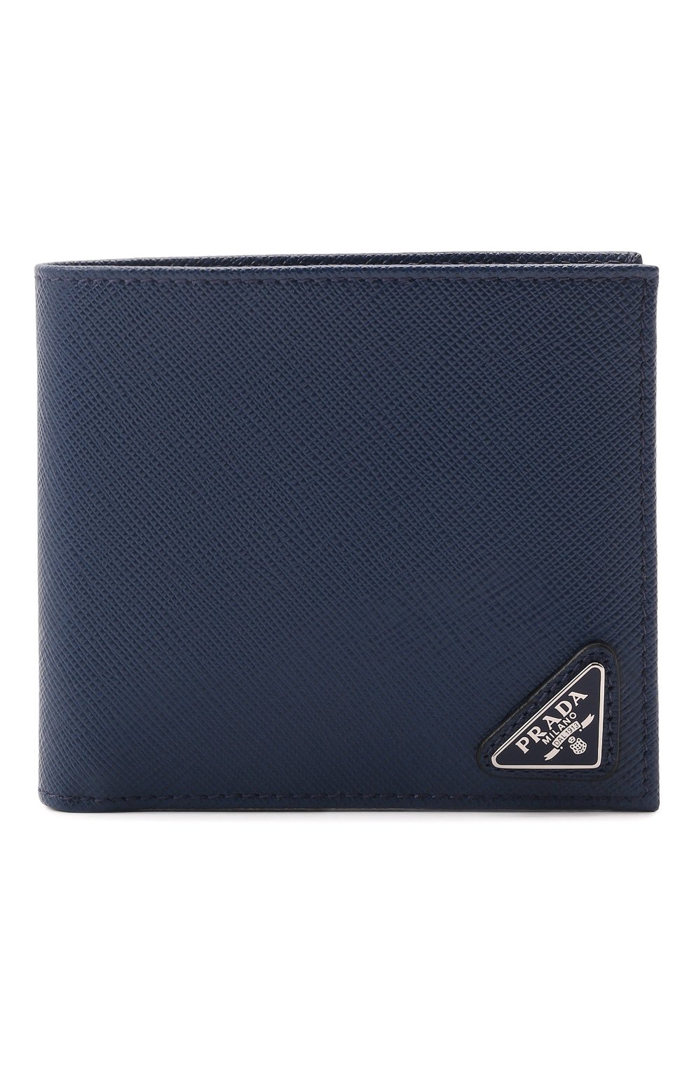 Кожаное портмоне PRADA синего цвета по цене 56000 руб., арт. 2MO513-QHH-F0016, фото 1 Кожаное портмоне PRADA, арт. 2MO513-QHH-F0016, фото 1