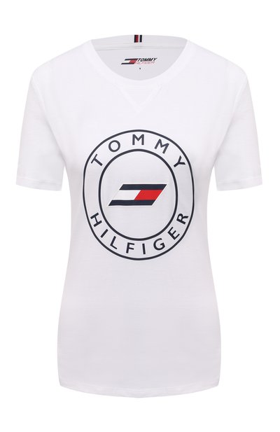 Женская хлопковая футболка TOMMY HILFIGER, арт. S10S101046