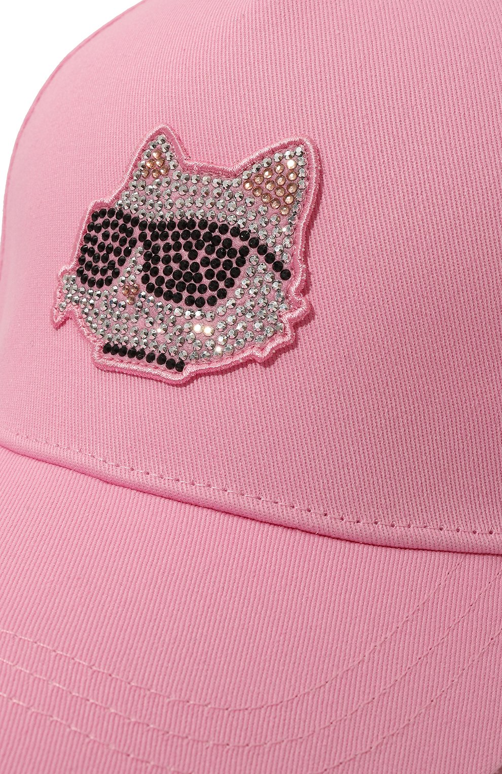 Хлопковая бейсболка KARL LAGERFELD KIDS розового цвета по цене 6415 руб., арт. Z30165, фото 3 Хлопковая бейсболка KARL LAGERFELD KIDS, арт. Z30165, фото 3