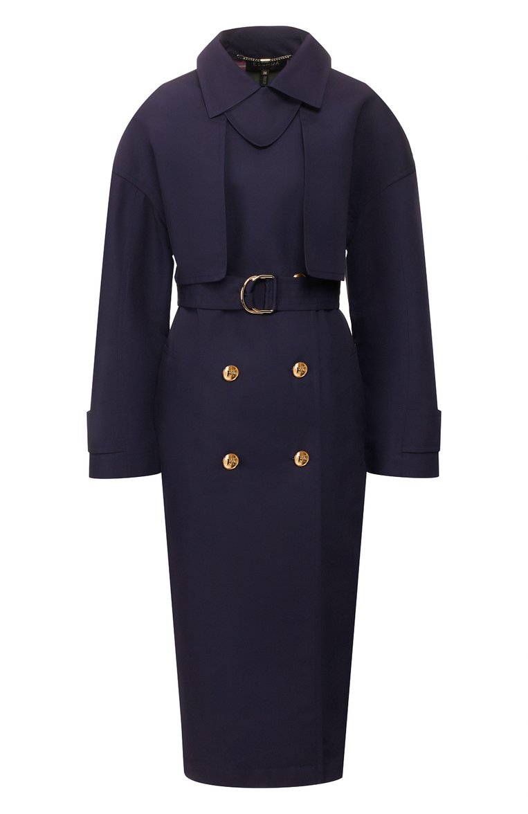 Женский темно-синий тренч ESCADA купить в интернет-магазине ЦУМ, арт ...