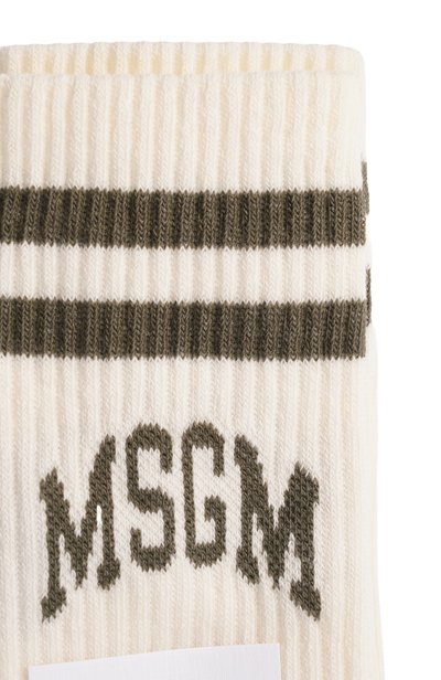 Хлопковые носки MSGM KIDS, арт. F6MSJUS0297, фото 2