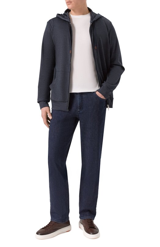 Шерстяная толстовка Marco Pescarolo MIKE/53Y19 Серый  MIKE/53Y19 Фото 2