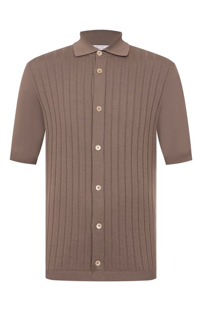 Мужская хлопковая рубашка BRUNELLO CUCINELLI, арт. M29204006