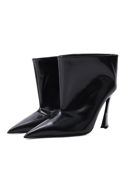Лакированные ботильоны Mugler MUWFW2425SC038_CL001 Чёрный MUWFW2425SC038_CL001