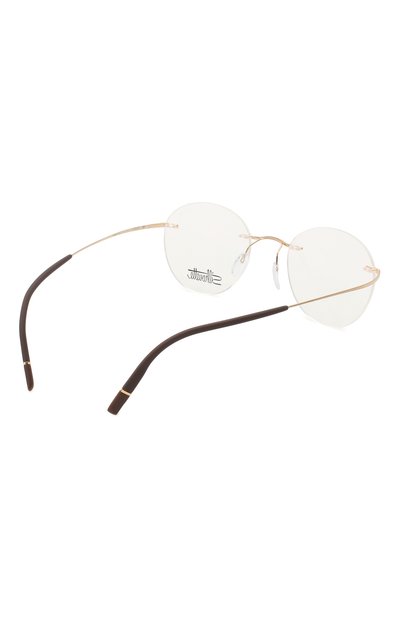 Оправа SILHOUETTE золотого цвета по цене 28900 руб., арт. 5541/7520, фото 4 Оправа SILHOUETTE, арт. 5541/7520, фото 4