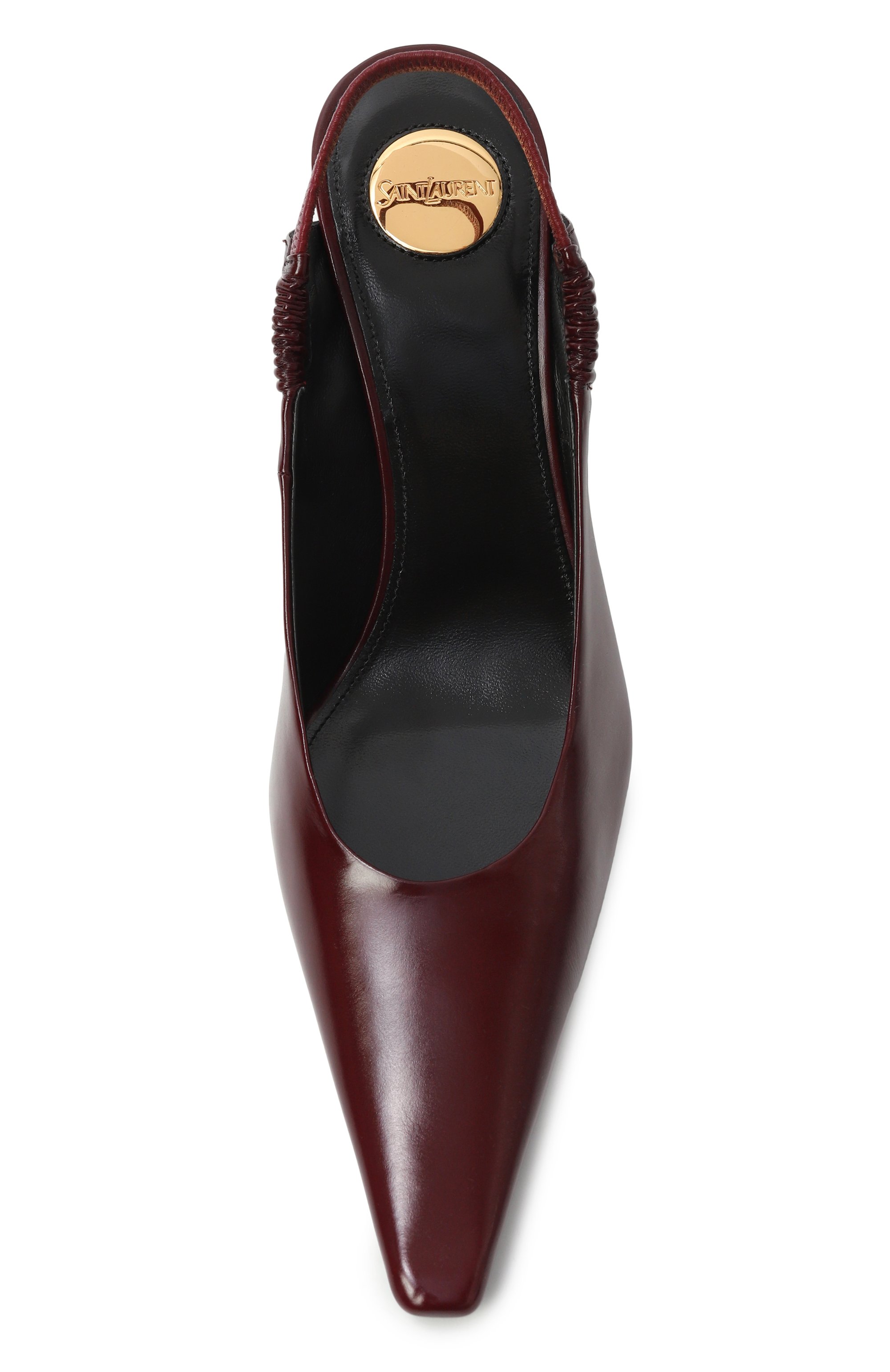 Кожаные туфли anne-marie 75 SAINT LAURENT, арт. 841183/AAEHI, фото 6