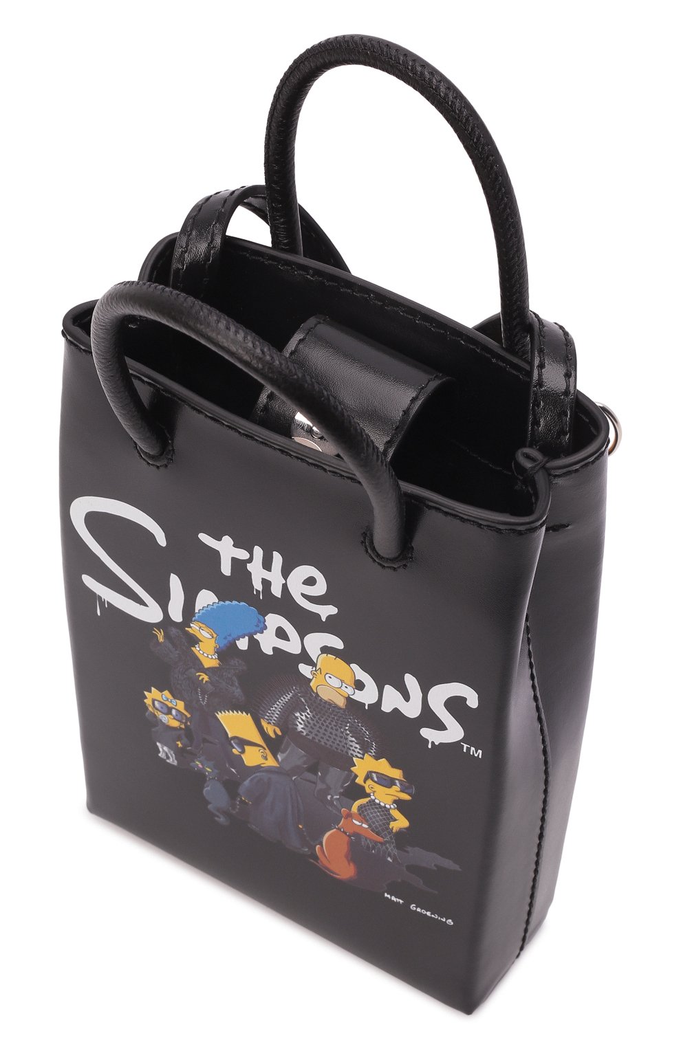 Кожаная сумка balenciaga x the simpsons BALENCIAGA, арт. 593826/23VBN, фото 5