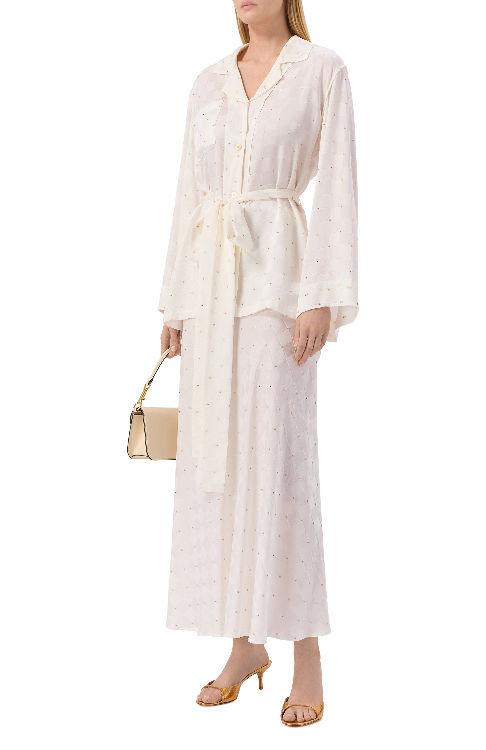 Шелковая рубашка ELIE SAAB, арт. SH147NRC26/VI007, фото 2