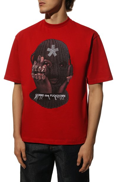 Хлопковая футболка COMME DES FUCKDOWN, арт. CDFU1843, фото 3