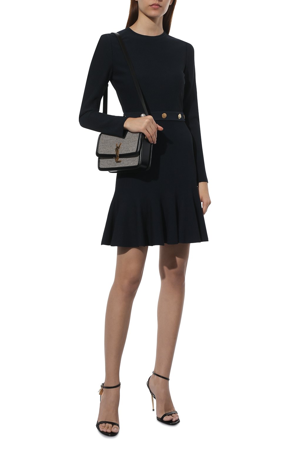 Платье из вискозы ALEXANDER MCQUEEN, арт. 688384/Q1AZ2, фото 2