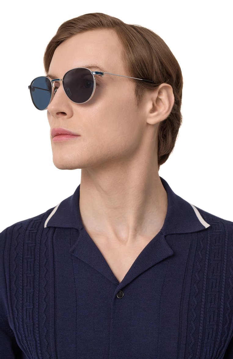 Женские солнцезащитные очки CARTIER синег�о цвета, арт. CT0335S 004 | Фото 2 (Нос: Не проставлено; Тип очков: С/з; Материал: Металл; Кросс-КТ: С/з-унисекс; Региональные ограничения белый список (Axapta Mercury): Не проставлено; Оптика Гендер: оптика-унисекс; Очки форма: Круглые)