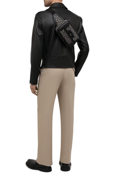 Комбинированная поясная сумка BALMAIN, арт. WM1AB146/TJMY, фото 2
