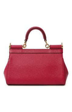 Женская сумка sicily small DOLCE & GABBANA фуксия цвета, арт. BB9116_BE9116/A1001_1 | Фото 6 (Размер: small; Материал: Натуральная кожа; Ремень/цепочка: На ремешке)