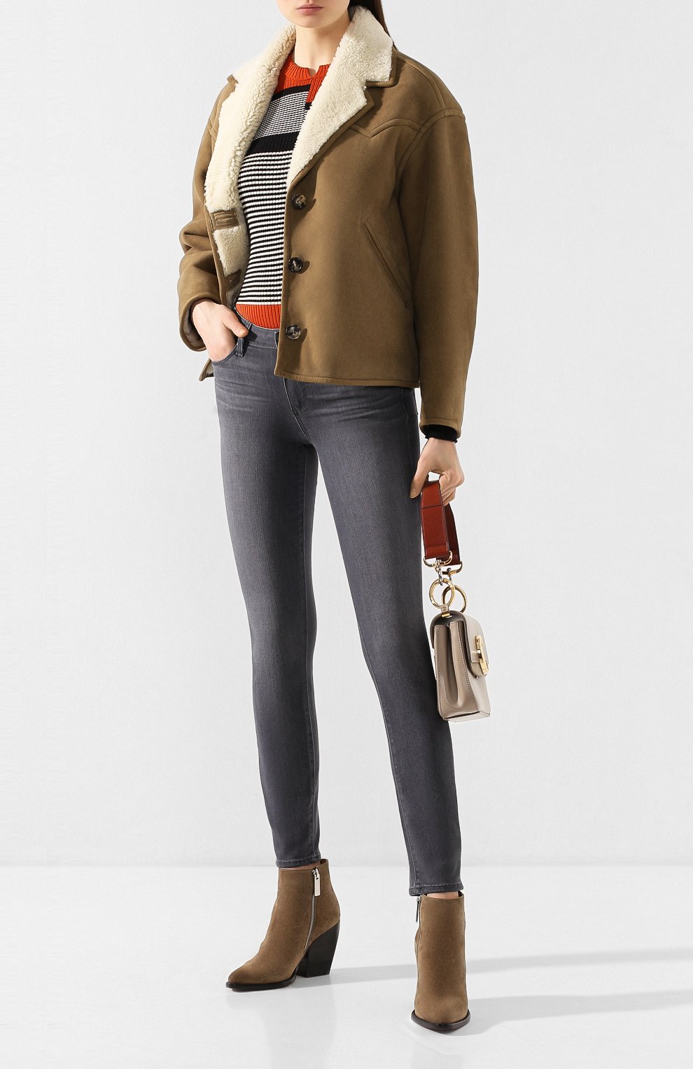 Укороченная дубленка ISABEL MARANT ETOILE, арт. MA0504-20P078E/FABI0, фото 2