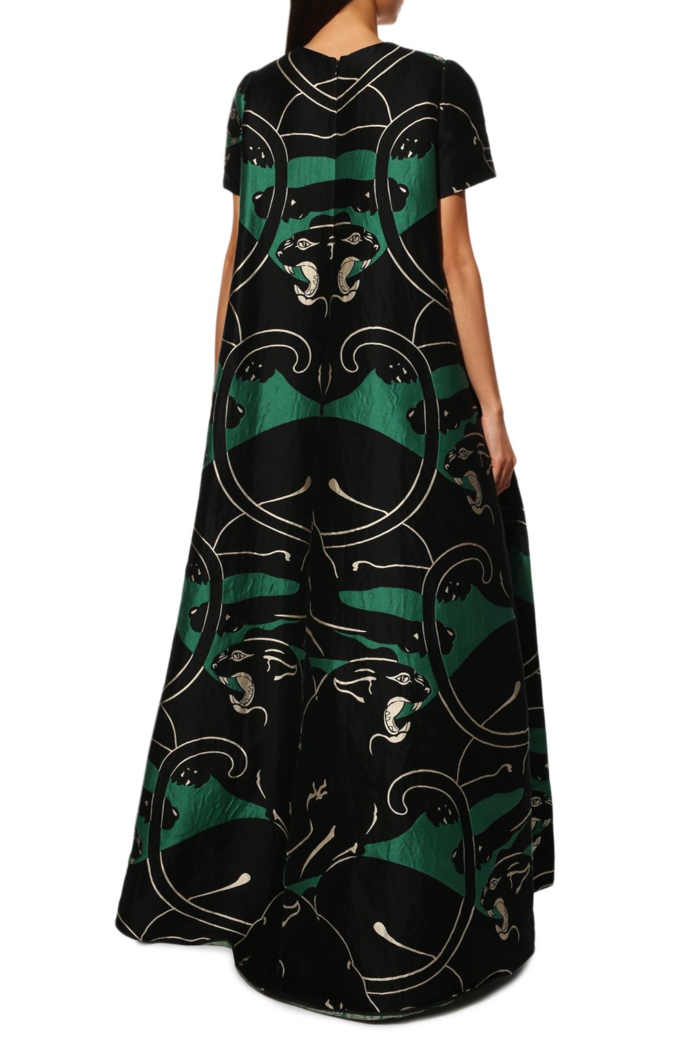 Платье VALENTINO зеленого цвета по цене 957500 руб., арт. NB2VD615/3AJ, фото 4 Платье VALENTINO, арт. NB2VD615/3AJ, фото 4