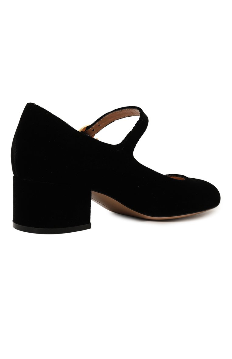 Текстильные туфли mary ribbon GIANVITO ROSSI, арт. G22101.45RIC.VELNER0, фото 1